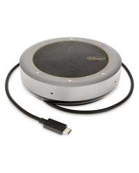 StarTech.com USB-C Conference Speaker Mini Dock, Portable Boardroom Speaker and Multiport Adapter, USB-C to VGA or 4K 60Hz HDMI, 2x USB-A (5Gbps) Hub, Mic/Speaker - Teams/Zoom/Softphone Speakerphone (DKTBRSPMPD) - Mini-dock - USB-C / Thunderbolt 3 / Th...