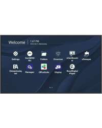 Viewsonic CDE4330 Signage Display 109.2 cm (43") Wi-Fi 450 cd/m² 4K Ultra HD Black Built-in processor Android 11