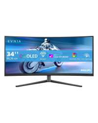Philips Evnia 34M2C6500/00 computer monitor 86.4 cm (34") 3440 x 1440 pixels Wide Quad HD QD-OLED Grey