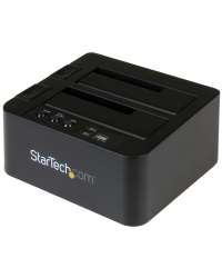 StarTech.com Standalone Hard Drive Duplicator, Dual Bay HDDSSD ClonerCopier, USB 3.1 (10 Gbps) to SATA III (6Gbps) HDDSSD Docking Station, Hard Disk Duplicator Dock - Hard Drive Cloner - Hard drive duplicator - 2 bays (SATA-300) - for P/N: TBLT3MM1MA, ...