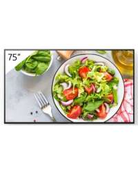 Sony FW-75BZ35L Signage Display Digital signage flat panel 190.5 cm (75") LCD Wi-Fi 550 cd/m² 4K Ultra HD Black Android 24/7