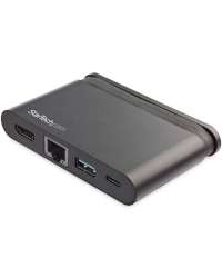 StarTech.com USB C Multiport Adapter, USB-C Travel Mini Dock to 4K HDMI with 100W PD 3.0 Pass-Through, USB-A USB-C, Gigabit Ethernet, Portable USB 3.0 Type-C Dock with 100W Power Delivery - Mac, Windows, Chrome (DKT30CHCPD) - Docking station - USB-C - ...