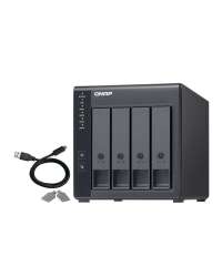 QNAP TR-004 storage drive enclosure HDD/SSD enclosure Black 2.5/3.5"