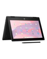 HP Fortis Flip G1m 11 inch Chromebook 29.5 cm (11.6") Touchscreen HD 4 GB LPDDR4x-SDRAM 32 GB eMMC Wi-Fi 6 (802.11ax) Black