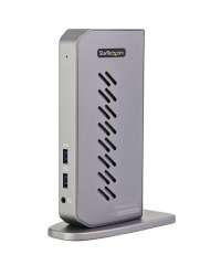 StarTech.com USB-C USB-A Dock - Hybrid Universal USB 3.0 Docking Station for USB-C or USB-A Laptop - Dual Monitor 4K 60Hz HDMI/DisplayPort - 6x USB-A, GbE - USB 3.1 Gen 1 - Windows/Mac