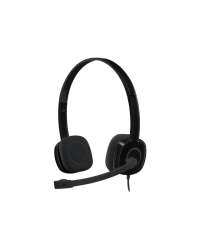 Logitech H151 Stereo Headset Black