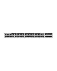 Cisco Catalyst 9200L - Network Essentials - switch - L3 - Managed - 48 x 10/100/1000 (PoE+) + 4 x 10 Gigabit SFP+ - rack-mountable - PoE+