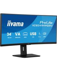 iiyama ProLite 34” curved ultra-wide screen with 15cm height adjustable stand