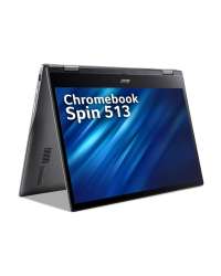 Acer Chromebook Spin 513 R841T - Flip design - Snapdragon 7c - Kryo 468 / up to 2.4 GHz - Chrome OS - Qualcomm Adreno 618 - 4 GB RAM - 64 GB eMMC - 13.3 IPS touchscreen 1920 x 1080 (Full HD) - Wi-F...
