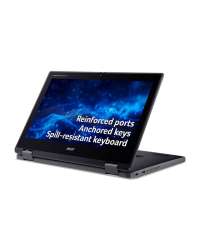 Acer Chromebook Spin 311 R724T-TCO - Flip design - Kompanio 528 - MT8186TV/AZA - Chrome OS - Mali-G52 2EE MC2 - 8 GB RAM - 64 GB eMMC - 11.6 IPS touchscreen 1366 x 768 (HD) - Wi-Fi 6 - shale black ...