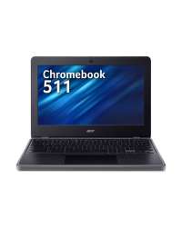 Acer Chromebook 511 C736-TCO - Intel N-series - N100 / up to 3.4 GHz - Chrome OS - UHD Graphics - 4 GB RAM - 64 GB eMMC - 11.6 IPS 1366 x 768 - Wi-Fi 6E - shale black - kbd: UK