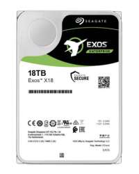 Seagate Exos X18 ST18000NM004J - Hard drive - 18 TB - internal - SAS 12Gb/s - 7200 rpm - buffer: 256 MB