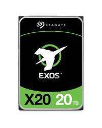 Seagate Exos X20 ST20000NM007D - Hard drive - 20 TB - internal - SATA 6Gb/s - 7200 rpm - buffer: 256 MB