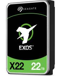 Seagate Exos X22 ST22000NM000E - Hard drive - 22 TB - internal - 3.5" - SAS 12Gb/s - 7200 rpm