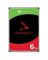 Seagate IronWolf ST6000VN006 - Hard drive - 6 TB - internal - 3.5" - SATA 6Gb/s - buffer: 256 MB - with 3 years Seagate Rescue Data