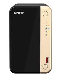 QNAP TS-264 - NAS server - 2 bays - SATA 6Gb/s - RAID 0, 1, 5, 6, 10, 50, JBOD, 60 - RAM 8 GB - 2.5 Gigabit Ethernet - iSCSI support