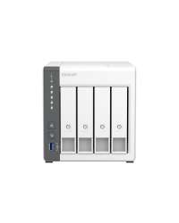 QNAP TS-433 - NAS server - 4 bays - SATA 6Gb/s - RAID 0, 1, 5, 6, 10, JBOD, 50, 60 - RAM 4 GB - Gigabit Ethernet / 2.5 Gigabit Ethernet - iSCSI support