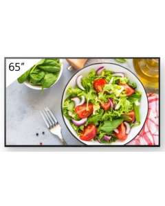 Sony FW-65BZ35L Signage Display Digital signage flat panel 165.1 cm (65") LCD Wi-Fi 550 cd/m² 4K Ultra HD Black Android 24/7