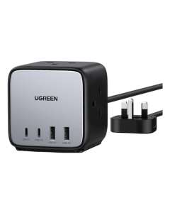 Ugreen 90906 mobile device charger Universal Grey, Silver AC Fast charging Indoor