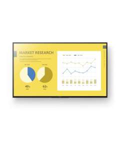 Sony FW-55EZ20L Signage Display Digital signage flat panel 139.7 cm (55") LED Wi-Fi 350 cd/m² 4K Ultra HD Black Android 16/7