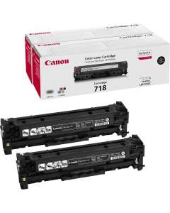 Canon CRG-718 Bk VP toner cartridge 2 pc(s) Original Black