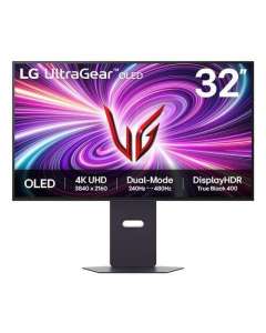 LG 32GS95UV-B computer monitor 81.3 cm (32") 3840 x 2160 pixels 4K Ultra HD OLED Black