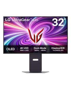 LG 32GS95UV-B computer monitor 81.3 cm (32") 3840 x 2160 pixels 4K Ultra HD OLED Black