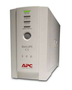 APC Back-UPS, 500VA/300W, Tower, 230V, 4x IEC C13 Outlets , User Replaceable Battery