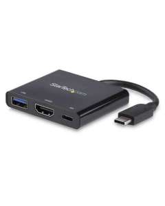 StarTech.com USB-C Multiport Adapter with HDMI - USB 3.0 Port - 60W PD - Black