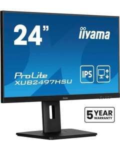 iiyama 24” IPS technology panel with height adjustable stand and 100Hz refresh rate