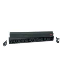 APC RACK PDU BASIC 1 U 16A 230V power distribution unit (PDU) 12 AC outlet(s) 0U/1U Black