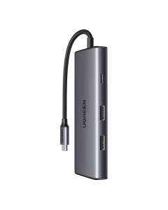 Ugreen 15531 interface hub USB Type-C 1000 Mbit/s Grey