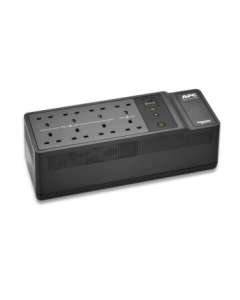 APC Back-UPS, 500VA/300W Floor/Wall Mount, 230V, 8x British BS1363A outlets, USB Type A Port, User Replaceable Battery