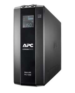 APC Back-UPS Pro, 1600VA/960W, Tower, 230V, 8x IEC C13 outlets, AVR, LCD, User Replaceable Battery