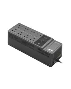 APC Back-UPS, 650VA/400W Floor/Wall Mount, 230V, 8x British BS1363A outlets, USB Type A Port, User Replaceable Battery