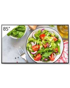 Sony FW-85BZ35L Signage Display Digital signage flat panel 2.16 m (85") LCD Wi-Fi 550 cd/m² 4K Ultra HD Black Android 24/7