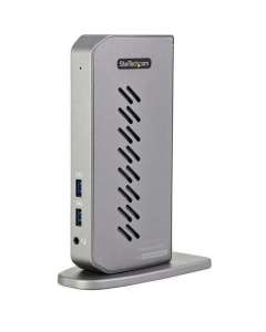 StarTech.com USB-C USB-A Dock - Hybrid Universal USB 3.0 Docking Station for USB-C or USB-A Laptop - Dual Monitor 4K 60Hz HDMI/DisplayPort - 6x USB-A, GbE - USB 3.1 Gen 1 - Windows/Mac