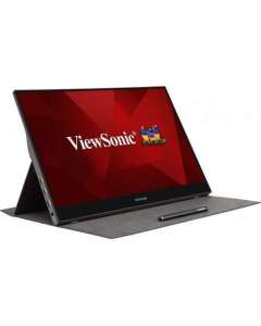 Viewsonic TD1655 computer monitor 39.6 cm (15.6") 1920 x 1080 pixels Full HD LED Touchscreen Multi-user Black, Silver