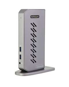 StarTech.com USB-C USB-A Dock - Hybrid Universal USB 3.0 Docking Station for USB-C or USB-A Laptop - Dual Monitor 4K 60Hz HDMI/DisplayPort - 6x USB-A, GbE - USB 3.1 Gen 1 - Windows/Mac