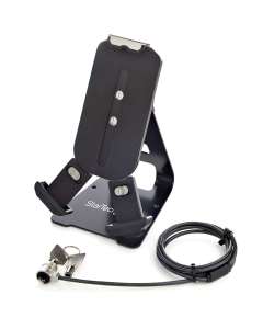 StarTech.com Secure Tablet Stand w/ K-Slot Cable Lock, Locking Tablet Holder for 7.9-13 inch Tablets, Universal Adjustable Tablet Mount for Desk/Surface, Lockable Anti-Theft Security Mount - Tablet Security Mount (SECTBLTDT) - Notebook / tablet stand -...