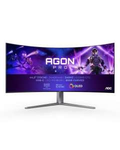 AOC AGON PRO AG456UCZD LED display 114.3 cm (45") 3440 x 1440 pixels Wide Quad HD OLED Black