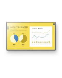 Sony FW-43EZ20L Signage Display Digital signage flat panel 109.2 cm (43") LED Wi-Fi 350 cd/m² 4K Ultra HD Black Android 16/7