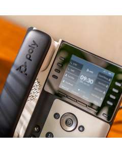 Poly Edge E350 IP Phone and PoE-enabled