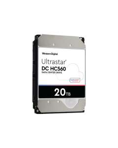 WD Ultrastar DC HC560 - Hard drive - 20 TB - internal - 3.5" - SATA 6Gb/s - 7200 rpm - buffer: 512 MB