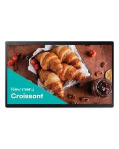 Samsung QB24C Digital signage flat panel 61 cm (24") LED Wi-Fi 250 cd/m² Full HD Black Built-in processor Tizen 16/7