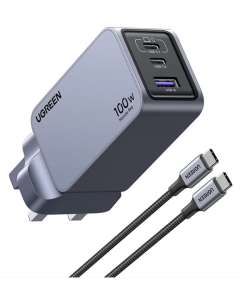 Ugreen Nexode Pro Universal Grey, Silver AC Fast charging Indoor