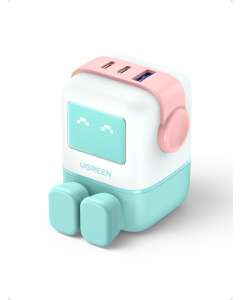 Ugreen USB-A+2C 65W UNO GAN CHARGER Mobile computer, Mobile phone, Laptop, Power bank, Tablet, Watch, Wearables AC, Lightning, USB Indoor