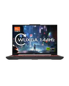 ASUS TUF Gaming A16 FA607NU-RL051W - AMD Ryzen 5 - 7535HS / up to 4.55 GHz - Win 11 Home - GF RTX 4050 - 16 GB RAM - 512 GB SSD NVMe - 16" 1920 x 1200 @ 144 Hz - Gigabit Ethernet - Wi-Fi 6 - mecha grey