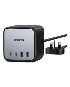 Ugreen 90906 mobile device charger Universal Grey, Silver AC Fast charging Indoor