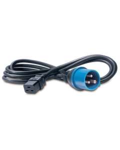 APC C19/IEC309 2.5m Black C19 coupler